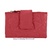 SMALL LEATHER WOMAN WALLET DIAMOND COLLECTION ROJO