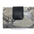 SMALL WOMEN'S WALLET IN UBRIQUE LEATHER WITH HIGH QUALITY SNAKE FINISH + COLORS SERPIENTE EN BLANCO Y NEGRO