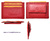 SUPERFINE LEATHER BILLFOLD WITH PURSE ROJO