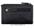 TRIPLE PURSE WITH FIVE COMPARTMENTS AND TWO POCKETS BLACK ALL