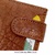 UBRIQUE LEATHER MEN'S WALLET WITH EASY ACCESS OUTSIDE POCKET BROWN AND LEATHER