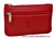 UBRIQUE LEATHER PURSE WITH A POCKET - 5 COLORS - ROJO