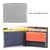 UNISEX MULTICOLOR SUPER COMFORTABLE LEATHER WALLET GRIS NEGRO Y OTROS