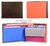 UNISEX MULTICOLOR SUPER COMFORTABLE LEATHER WALLET MARRON NARANJA OTROS