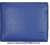 WALLET AND PURSE OF MAN IN LEATHER NAPA LUX BLUE