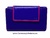 WALLET CARD WITH LEATHER PURSE NAPALUX AZUL Y FUCSIA