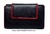 WALLET CARD WITH LEATHER PURSE NAPALUX BLACK AND RED
