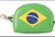 WALLET FLAG OF EL PAIS AND HOOK FOR CLOSURE OF METAL Brazil