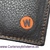 WALLET FOR MAN IN LEATHER BROWN AND ORANGE