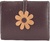WALLET LEATHER ZIPPERED MARGARITA BROWN