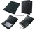 WALLET MAN WITH CARD IN TWO KINDS OF CALSKIN LEATHER BLACK