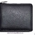 WALLET WITH PERIMETER ZIPPER + CARD HOLDER = 2 PIECES OF LEATHER MADE IN SPAIN - BLACK