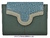 WALLET WOMEN'S WITH A LEATHER BOW QUALITY LUXURY GRIS ELEGANCE