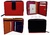 WOMAN WALLET WITH PURSE MADE LEATHER MEDIUM - New colors collection 2019-2020 - ROJO AZUL Y NEGRO POSTERIOR
