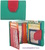 WOMAN WITH PURSE SKLII WALLET MEDIUM GREEN AND RED