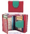 WOMAN WITH PURSE SKLII WALLET MEDIUM RED AND GREEN