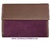 WOMAN'S LEATHER WALLET WITH SUEDE LEATHER MADE IN SPAIN -9 COLORS- BORDEAUX