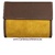 WOMAN'S LEATHER WALLET WITH SUEDE LEATHER MADE IN SPAIN -9 COLORS- MUSTARD
