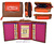 WOMEN´S WALLET WITH PURSE MADE IN LEATHER VERY COMPLETE CAMEL AND ORANGE