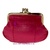 WOMEN LEATHER PURSE WITH DOUBLE NOZZLE AND POCKET MEDIUM - 25 COLORS- FUCHSIA