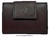 WOMEN'S LEATHER WALLET ERIUM 17 CARDS BROWN