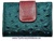 WOMEN'S LEATHER WALLET OF AVESTRUZ BLACK AND RED