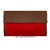 WOMEN'S LEATHER WALLET WITH RED SUEDE MADE IN UBRIQUE ROJO