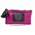 WOMEN'S WALLET-HANDBAG WITH DECORATION ON THE CLOSURE - 15 COLORS- ROSA CAPOTE Y MARRÓN VACUNO