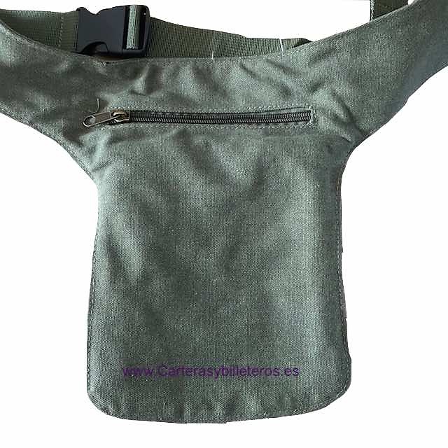 KHAKI BAG TO CARRY IN THE WAIST SUPPORTED IN THE LEG 