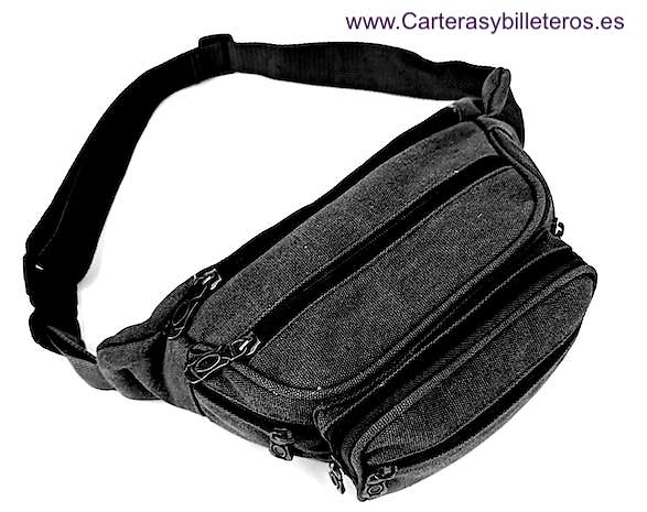 LARGE AND COMPLETE FANNY PACK WITH 6 EXTRA STRONG CANVAS POCKETS 