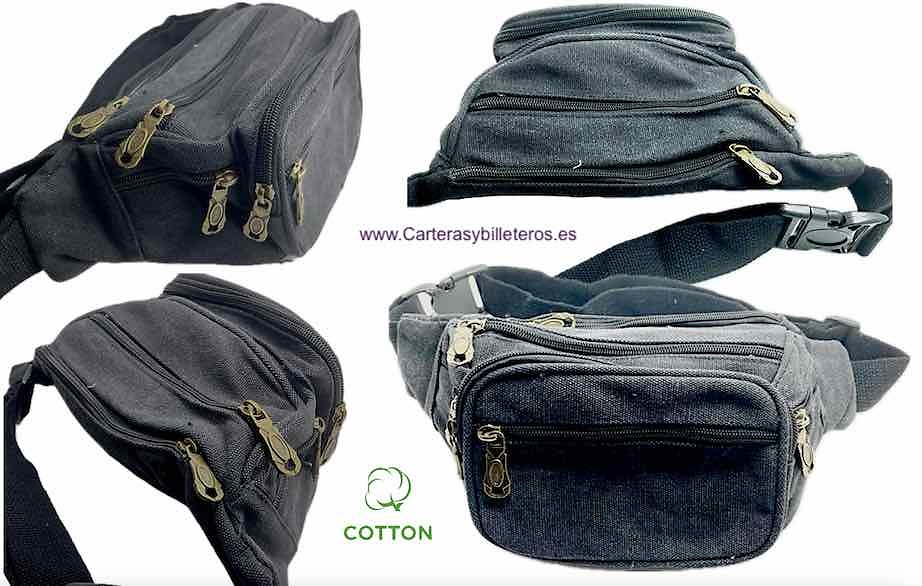 LARGE AND COMPLETE FANNY PACK WITH 6 EXTRA STRONG CANVAS POCKETS 