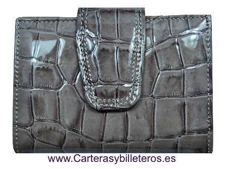 CARTERA DE MUJER PEQUEÑA DE PIEL COCO DE GRAN CALIDAD EN VARIOS COLORES VISÓN 