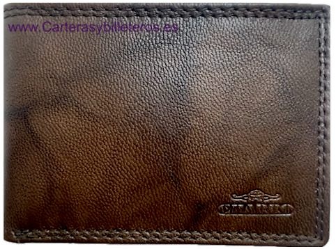SMALL MEN'S WALLET WITH CARD HOLDER AND PURSE CHARRO BRAND 