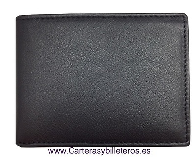 CARTERA PORTAPLACAS PROTECCIÓN CIVIL DE PIEL UBRIQUE CON BILLETERO 