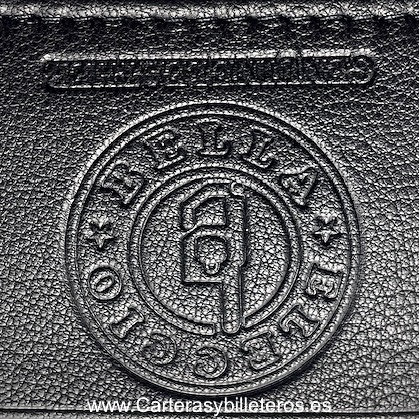ULTRA SLIM LEATHER CARD HOLDER FOR NINE CARDS, VERY PRACTICAL 