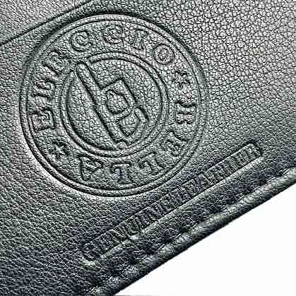 TARJETERO ULTRA FINO DE PIEL PARA NUEVE TARJETAS MUY PRÁCTICO 