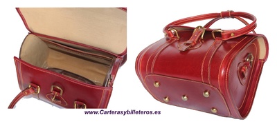 LUXURY LEATHER BAG HIGH QUALITY MADE SPAIN HANDMADE