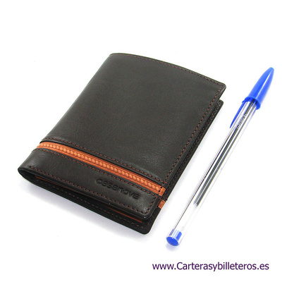 LUXURY LEATHER MEN&#39;S WALLET MADE IN SPAIN