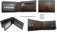 SMALL MEN'S WALLET WITH CARD HOLDER AND PURSE  CHARRO BRAND