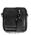 BOLSO HOMBRE PIEL PARA HOMBRO Y CINTURA PEQUEÑO NEGRO TODO