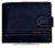 CARTERA DE HOMBRE DE PIEL LUXURY MARCA TITTO BLUNI + COLORES AZUL MARINO TODO TODO