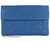 CARTERA MUY GRANDE DE MUJER EN PIEL CON GRAN CAPACIDAD AL LLEVAR TARJETERO ADICIONAL EXTRAIBLE = 2 PIEZAS AZUL