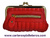 MONEDERO BOQUILLA ACOLCHADO CON BOLSILLO ROJO