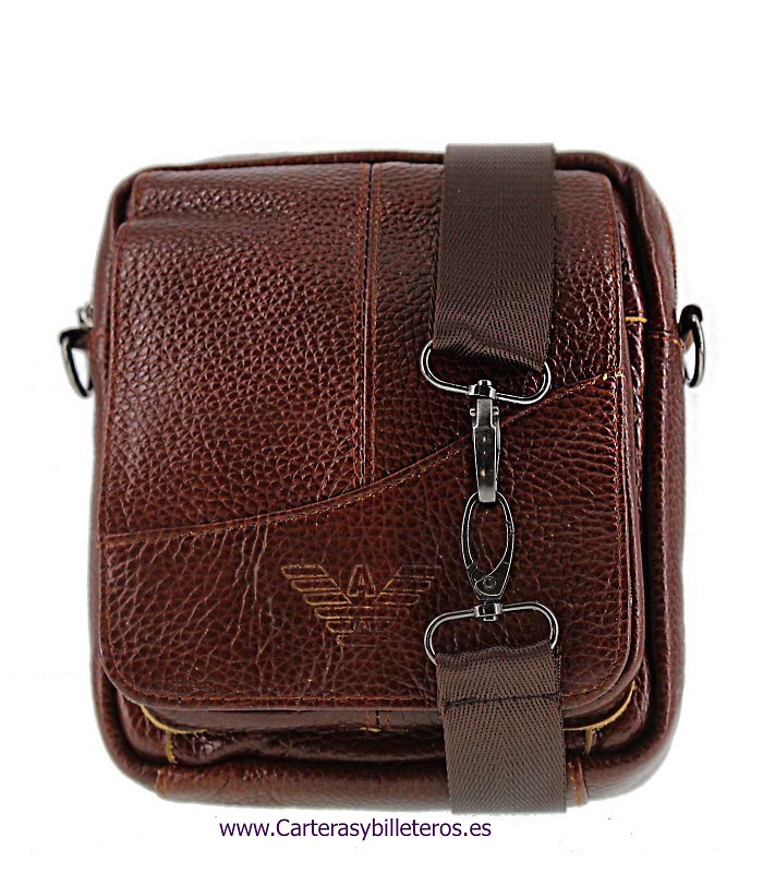 bolso de hombre piel