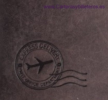 CARTERA BILLETERA DE HOMBRE EN PIEL NATURE CON MONEDERO y 14 TARJETAS MARRÓN 