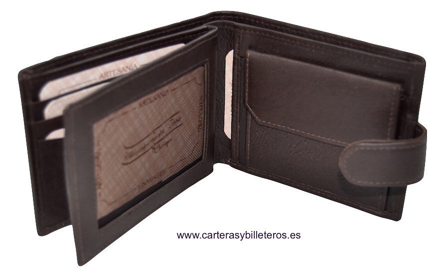 CARTERA BILLETERO PIEL UBRIQUE EXTRAFINO CON CIERRE 