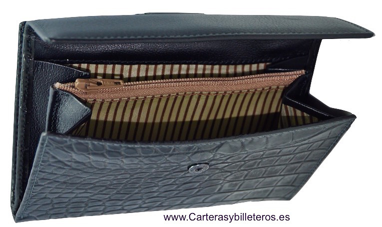 CARTERA DE MUJER DE PIEL DE CALIDAD HECHA EN ESPAÑA 