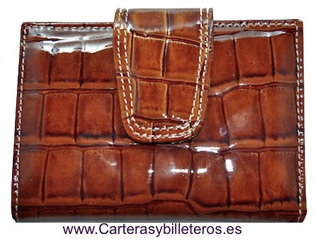 CARTERA DE MUJER PEQUEÑA DE PIEL COCO DE GRAN CALIDAD EN VARIOS COLORES CUERO 