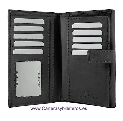 CARTERA MUY GRANDE DE MUJER EN PIEL CON GRAN CAPACIDAD AL LLEVAR TARJETERO ADICIONAL EXTRAIBLE = 2 PIEZAS 