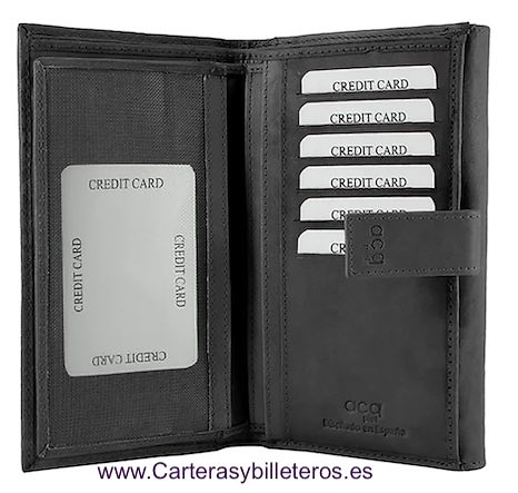 CARTERA MUY GRANDE DE MUJER EN PIEL CON GRAN CAPACIDAD AL LLEVAR TARJETERO ADICIONAL EXTRAIBLE = 2 PIEZAS 
